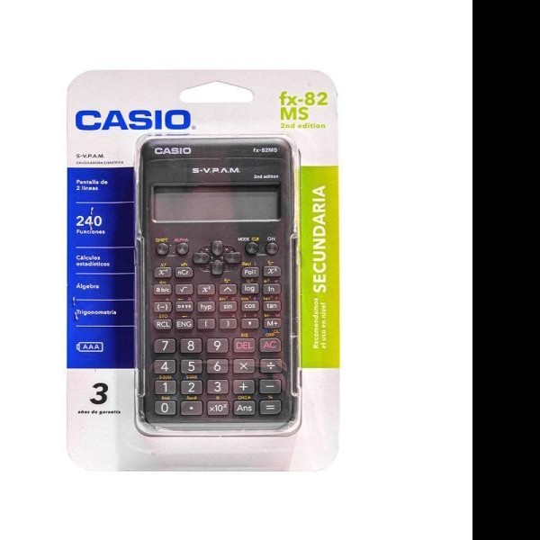 CALCULADORA CIENT. CASIO FX-82MSFX-85MS 240 FUNC. 1040